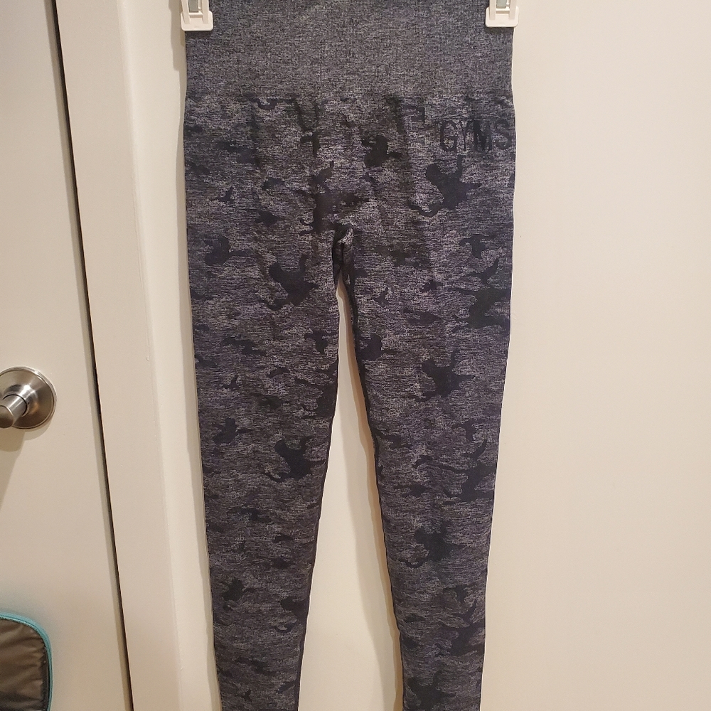 Gymshark Black Leggings Stretchy and Comfortable